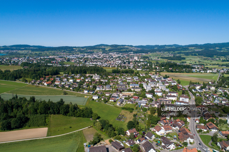 Luftbild Grüt (Gossau ZH)