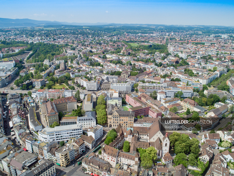 Luftbild Historisches Museum Basel