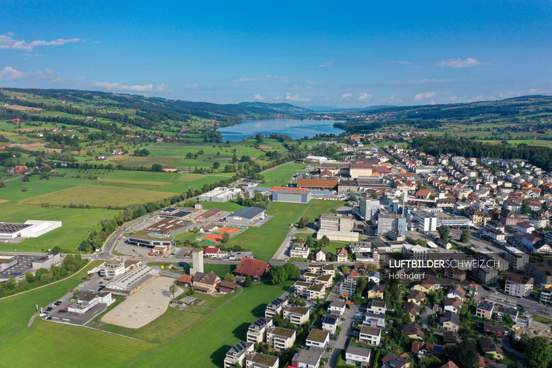 Luftbild Hochdorf Industrie