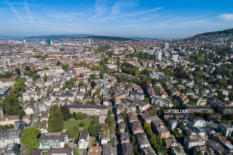 Hottingen Zürich Luftaufnahme Kreis 7 Luftbild