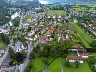 Luftbild Interlaken Schweiz