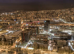 Luftbild Kantonsspital St. Gallen Winter