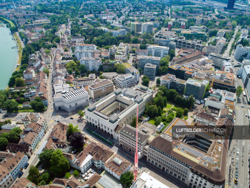 Luftbild Kunstmuseum Basel