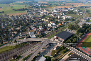 Luftaufnahme Delsberg (Jura) Luftbild