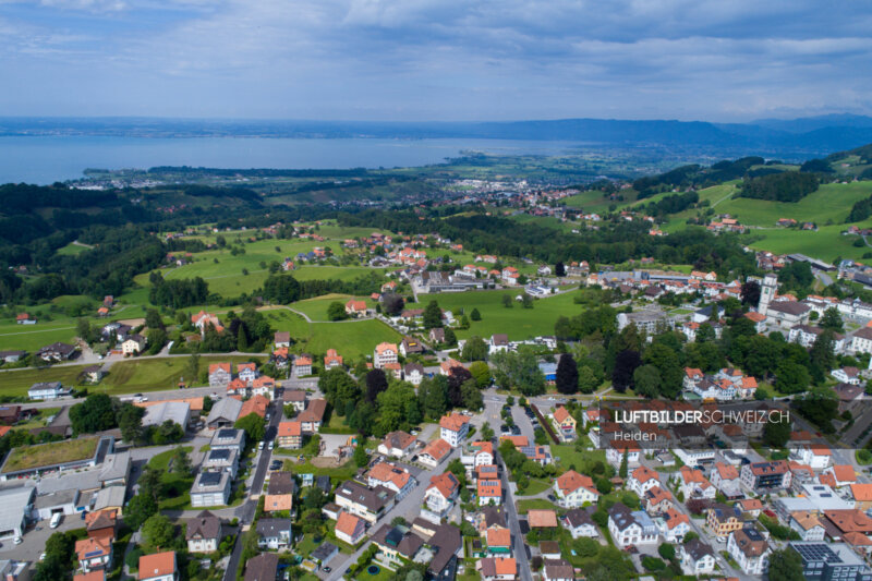 Luftaufnahme Heiden Richtung Bodensee Luftbild