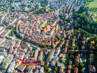 Luftaufnahme Sankt Gallen Stadt Luftbild