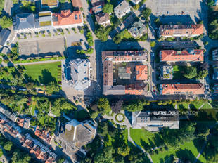 Luftaufnahme Stadtpark St. Gallen Luftbild