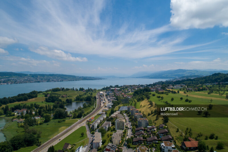 Luftaufnahme Wädenswil Luftbild