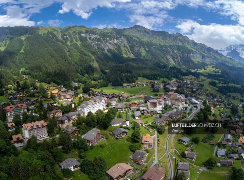 Luftaufnahme Wengen Luftbild