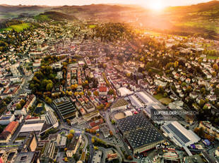 Luftbild OLMA St. Gallen