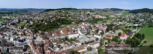 Panorama Wil SG Schweiz Luftbild