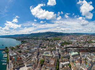 Luftbild Panorama Zürich