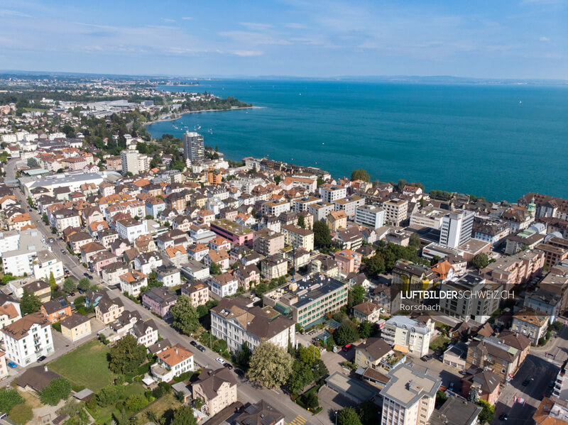 Rorschach am Bodensee Luftaufnahme Luftbild