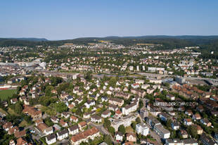 Schaffhausen CH Grubenstrasse Luftbild