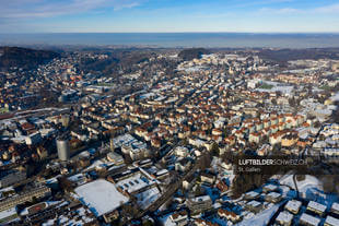 St. Gallen Neudorf Luftaufnahme Winter Luftbild