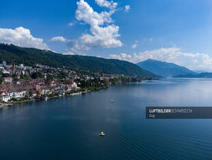 Stadt Zug Luftaufnahme Luftbild