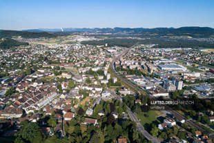 Lenzburg Luftaufnahme Luftbild
