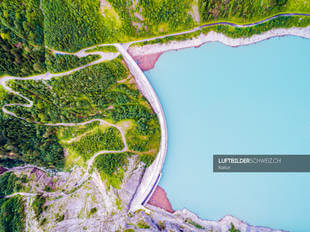 Luftbild Stausee Gigerwaldsee