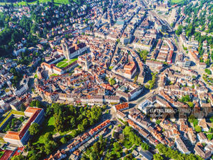 Luftbild Stiftsbezirk St. Gallen