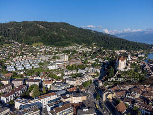 Luftbild Thun Innenstadt