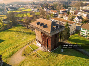 Luftbild Tröckneturm St. Gallen