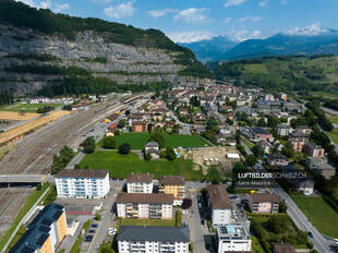 Luftbild von Saint-Maurice