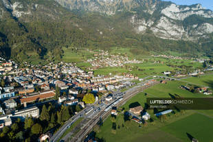 Walenstadt Schweiz Luftaufnahme Luftbild