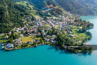 Weesen am Walensee Luftaufnahme Luftbild