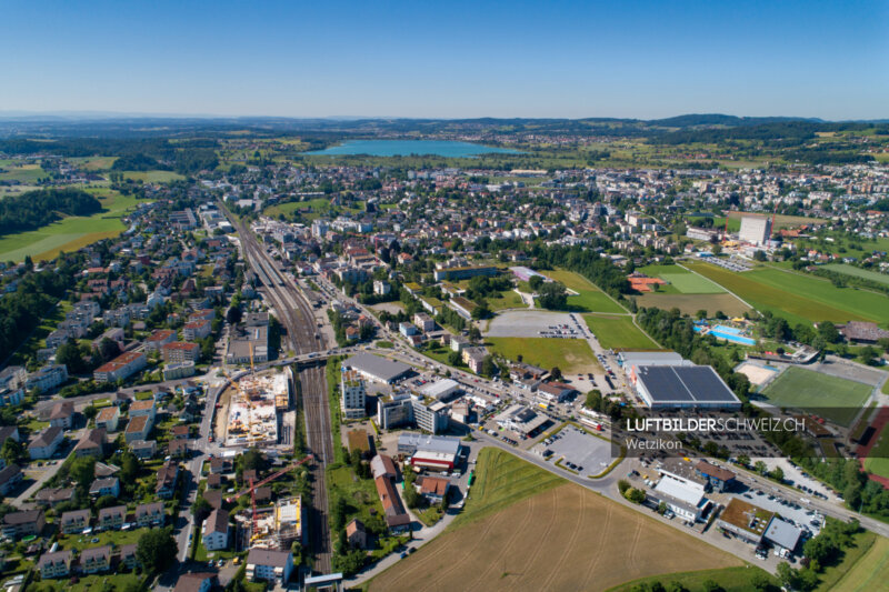 Wetzikon Luftaufnahme Luftbild