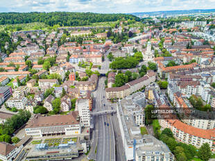 Luftbild Wipkingen Zürich