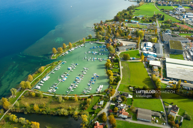 Yachtclub Kreuzlingen Bodensee Luftaufnahme Luftbild