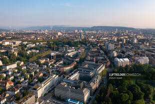 Zürich Enge Luftaufnahme Luftbild