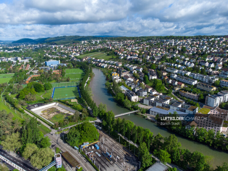 Luftbild Zürich Hardhof