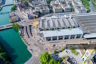 Zürich Hauptbahnhof 2018 Luftbild