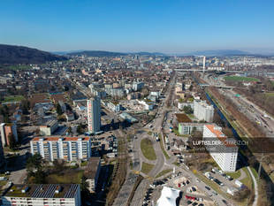 Zürich Kreis 12 Luftaufnahme Luftbild