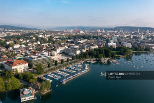 Zürich Mythenquai Luftaufnahme Luftbild