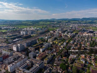 Luftbildaufnahme Stadt Zug