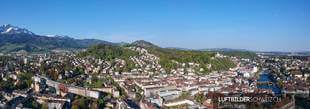 Luzern Littau Panorama Luftbild