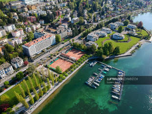 Luzern Luftbild Tivoli Haldenstrasse