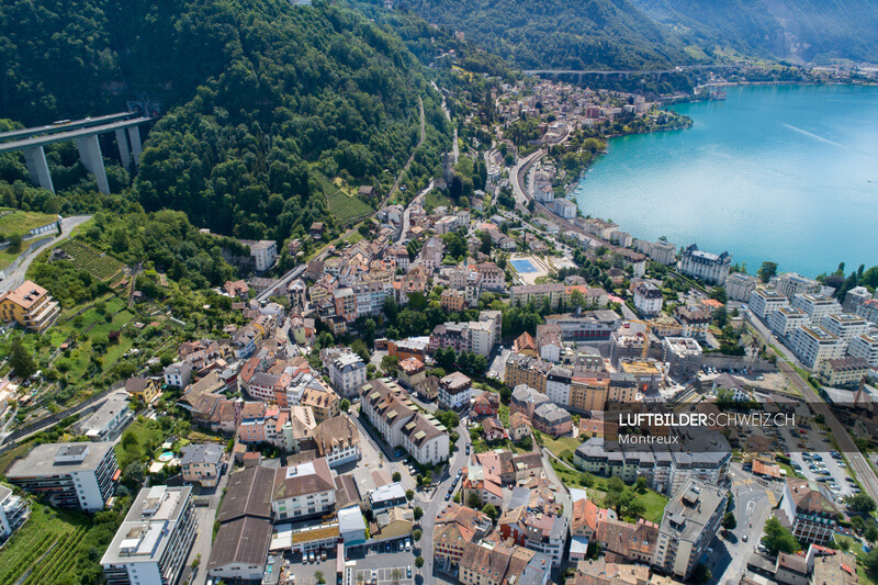 Montreux Luftbild