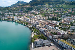 Montreux Promenade Luftbild