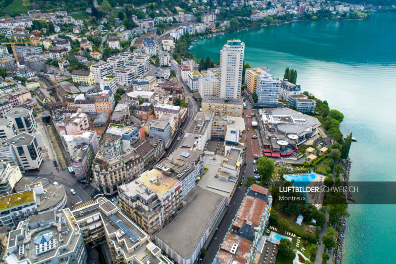 Montreux Rue du Théâtre Luftbild