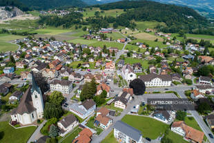 Luftaufnahme Oberriet Stadtzentrum Luftbild