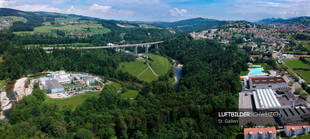 Panorama St. Gallen Sitter Luftbild