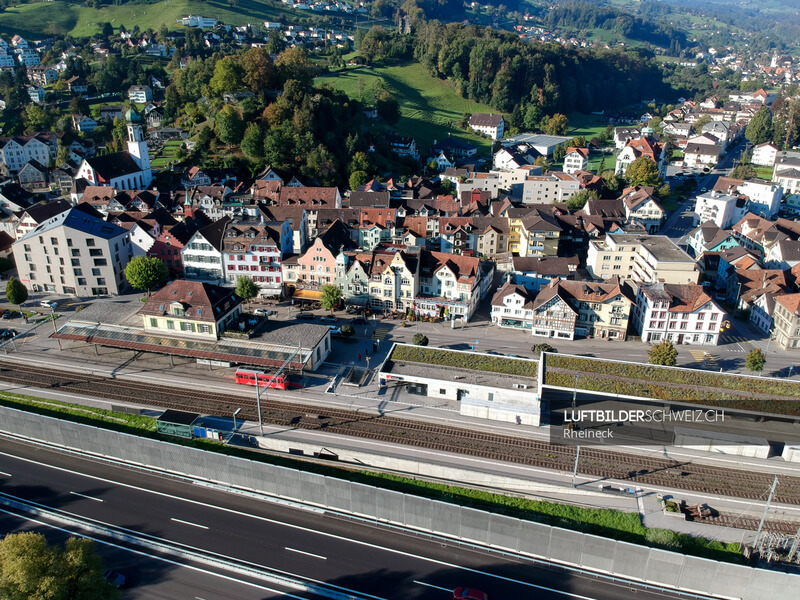 Rheineck SBB Luftaufnahme Luftbild