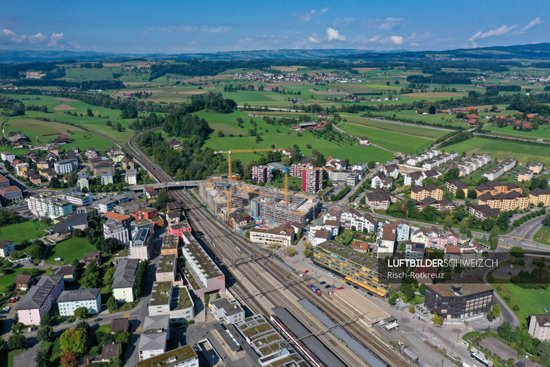 Risch-Rotkreuz SBB Luftaufnahme Luftbild