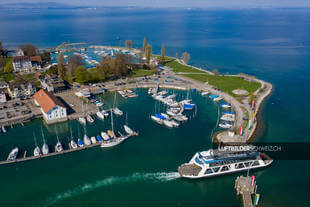 Romanshorn Hafen Fähre Luftbild