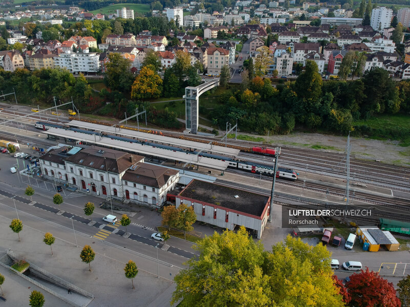 Bahnhof Rorschach SBB Luftbild