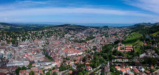 Panorama Luftaufnahme St. Gallen Luftbild