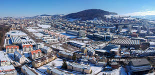 St. Gallen Bruggen Luftbild Panorama